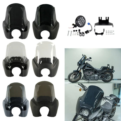5.75'' LED Headlight Fairing Windshield for Harley Low Rider S114 S117 (2021-2023)
