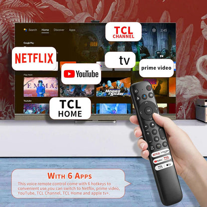 RC813 Voice Control Remote for TCL Google TV (2020-2023)
