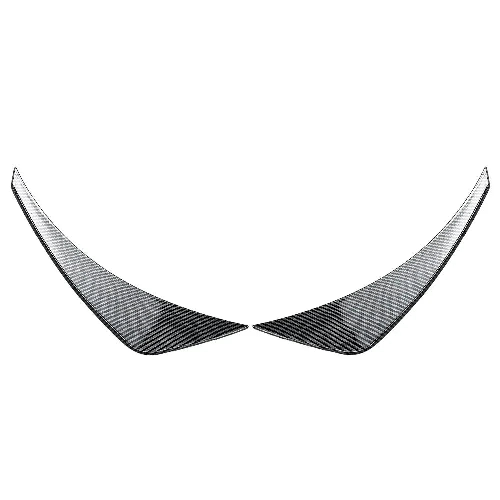 Carbon Black Front Bumper Side Air Vent Spoiler Trim for Mazda MX-5 Miata (16-25)