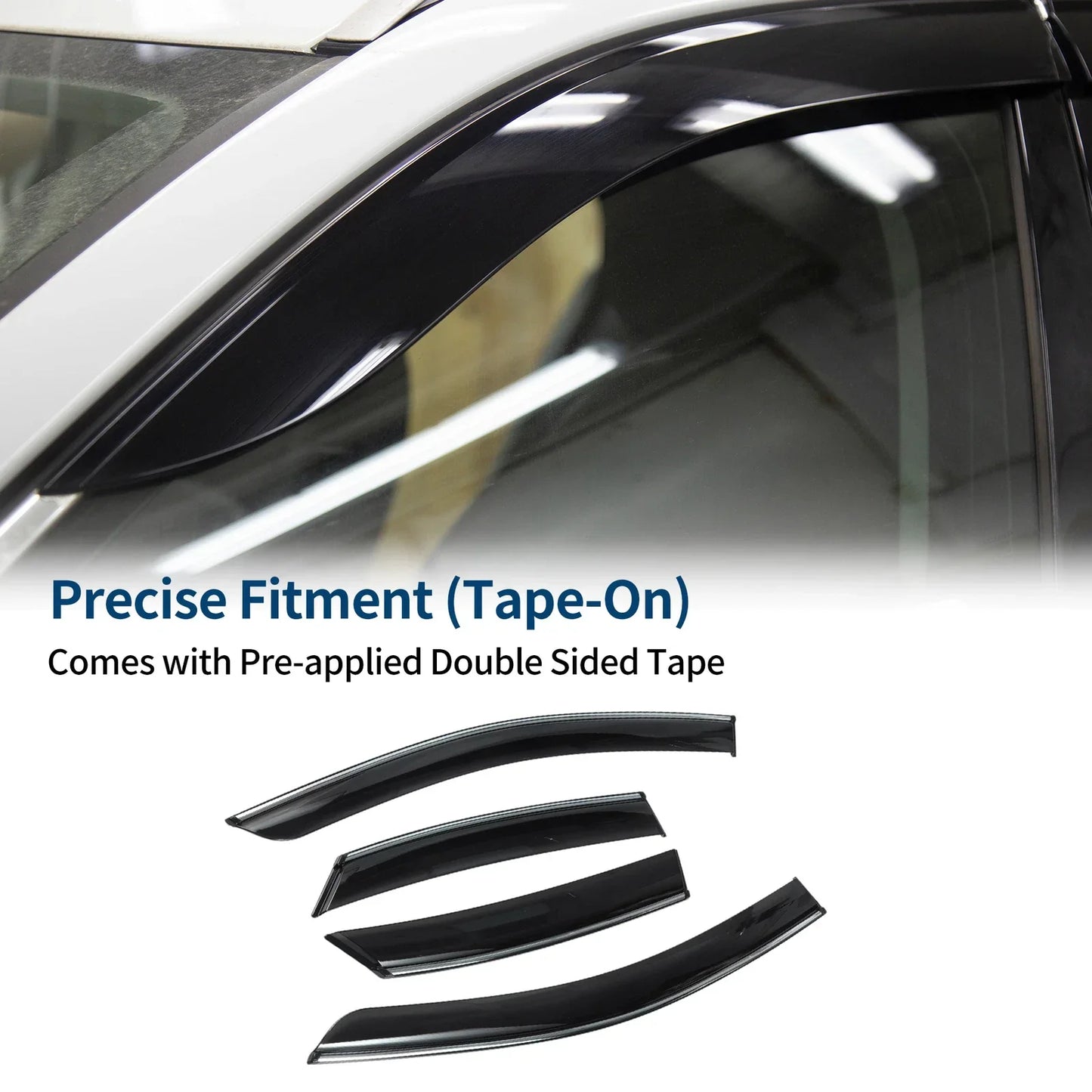 Car Window Deflectors for Lexus NX250 NX350 Side Window Vent Visors (2022-2024)