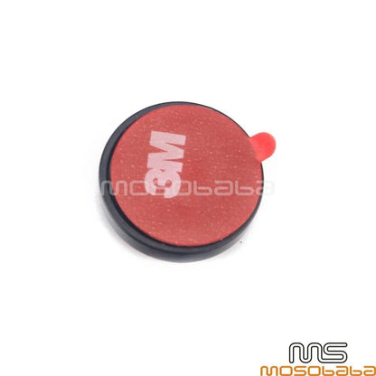 4 Pcs Red Mini Round Reflectors for Harley License Plate