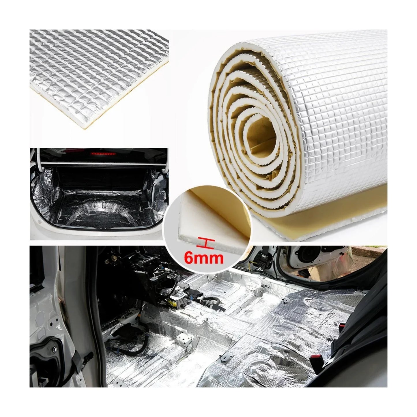 236mil Sound Deadener Heat Mat 79" x 40" for Dodge 1500 2500 3500 (2002-2023)
