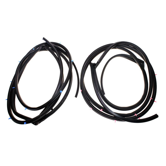 Rear Door Weatherstrip Set for Honda Fit Jazz Hatchback 2004-2006