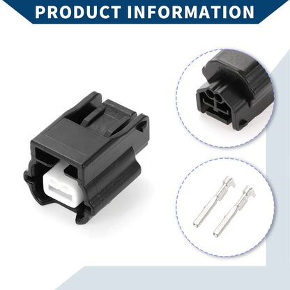2 x Pin Headlight ABS Sensor Connector Plug for Honda