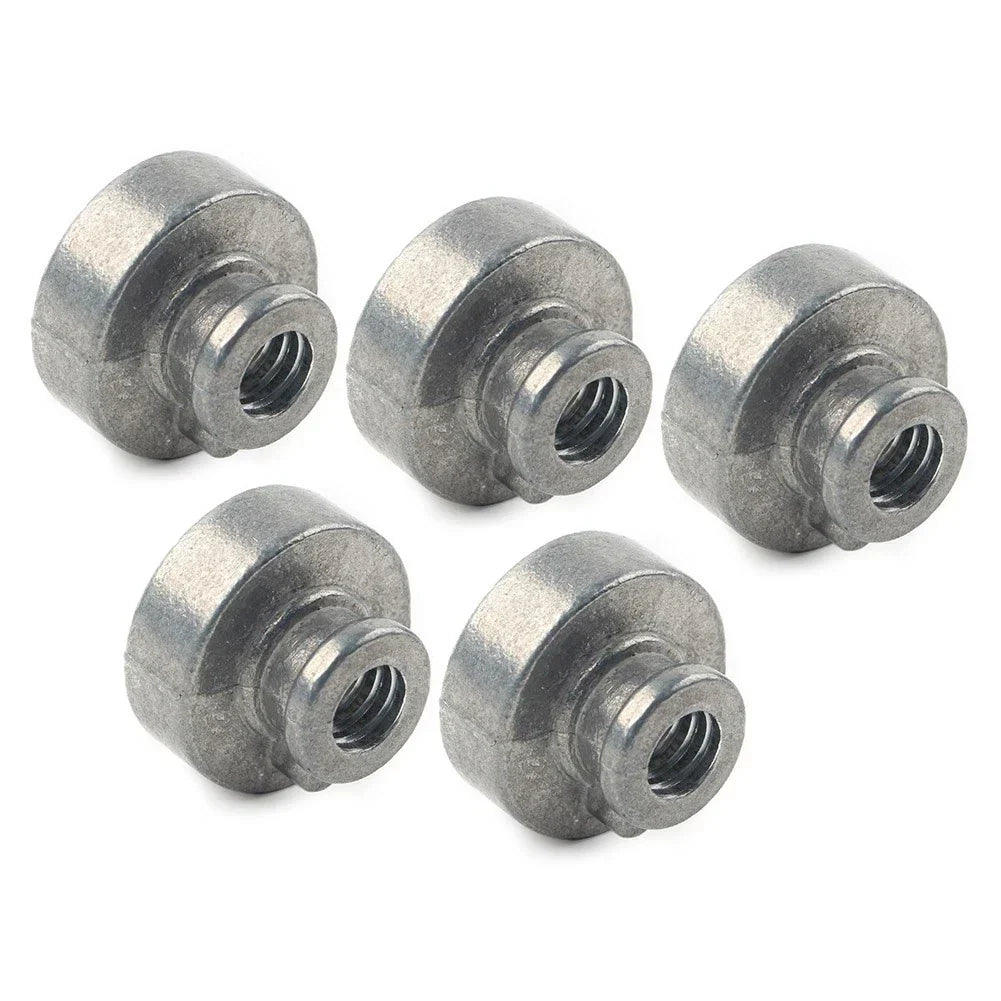 5 x Rear Fender Passenger Seat Bolt Tab Screw Nut Covers for Harley Davidson