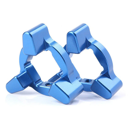 Front Anodized Fork Preload Adjusters 19mm for Universal Motor - BLUE