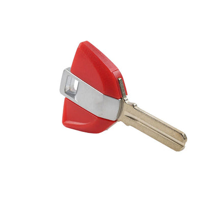 Uncut Blade Blank Ignition Key Red for BMW R1200GS S1000RR F800GS (2004-2023)