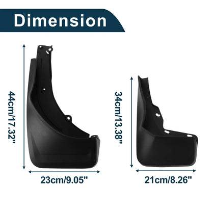 Mud Flaps Splash Guards for Mercedes Benz GLE (Without Pedal High Configuration)