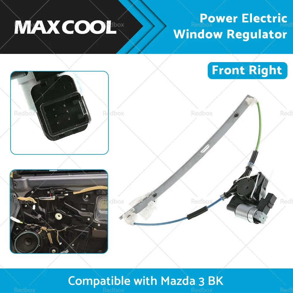 Electric Window Regulator Front Right for Mazda 3 (2003-2009)