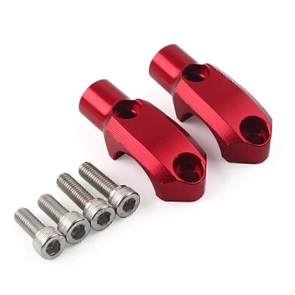 Red CNC Master Cylinder Mirror Clamp Mount for BMW F900XR (2019-2021)