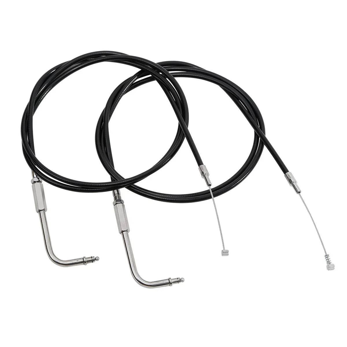 Throttle Cables 150cm 59" for Harley Sportster 883 XL883 XL1200 (2004-2023)