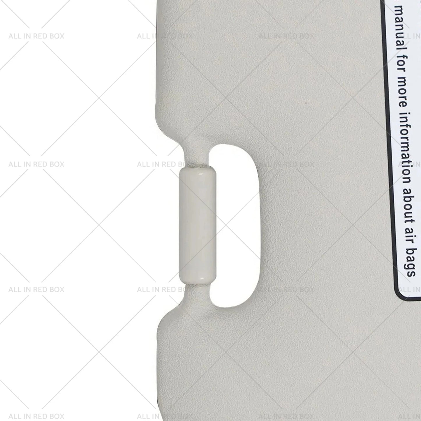 Gray Right Driver Side Sun Visor for Mazda 3 (2010-2013)