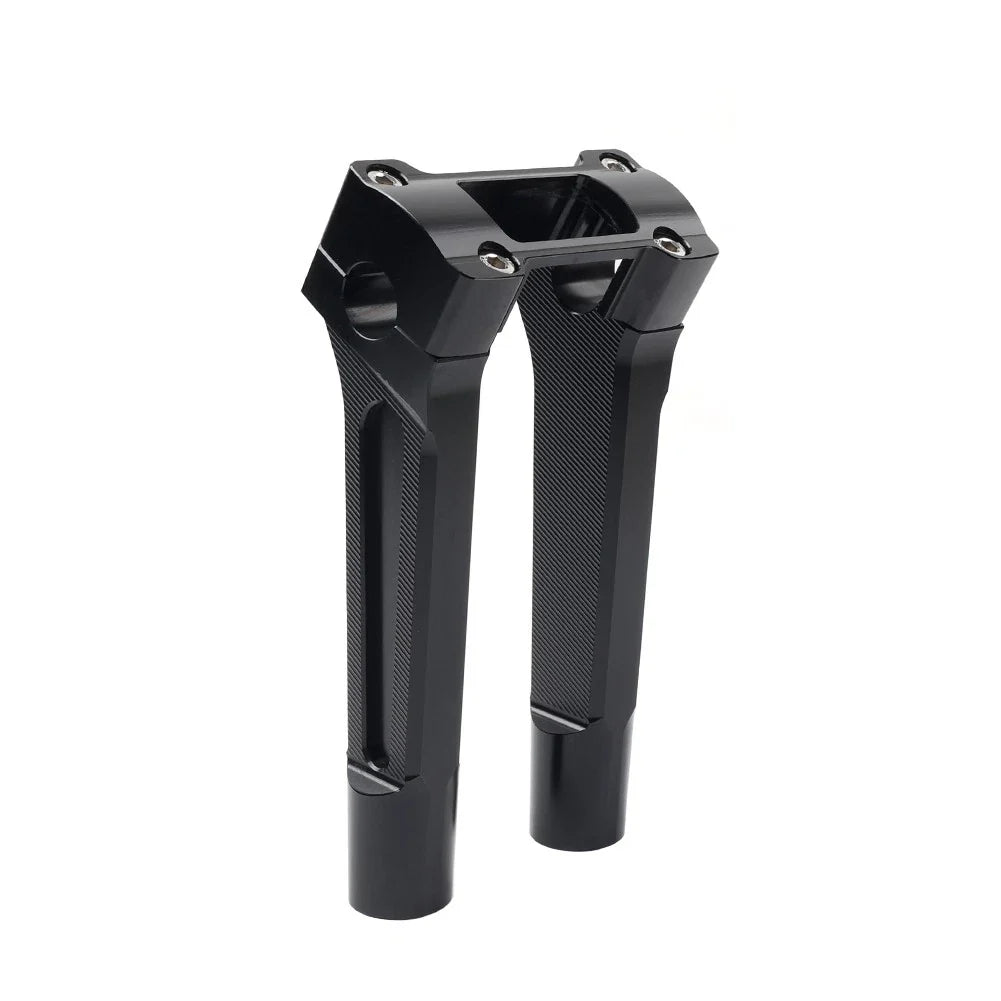 Black 8" Pullback Handlebar Riser for Harley Dyna M8 Softail Street Bob (2018-2021)