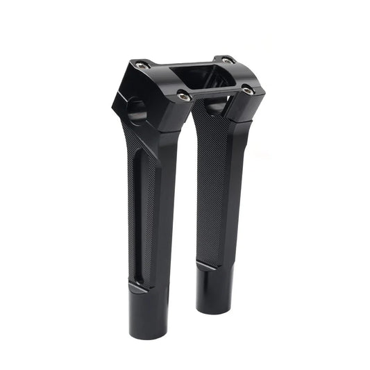 Black 8" Pullback Handlebar Riser for Harley Dyna M8 Softail Street Bob (2018-2021)