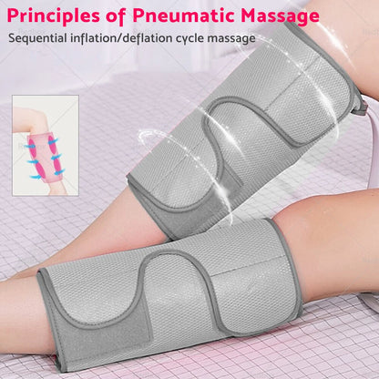 Calf & Thigh Massage Wraps for Leg & Foot Muscles with Heat Compression