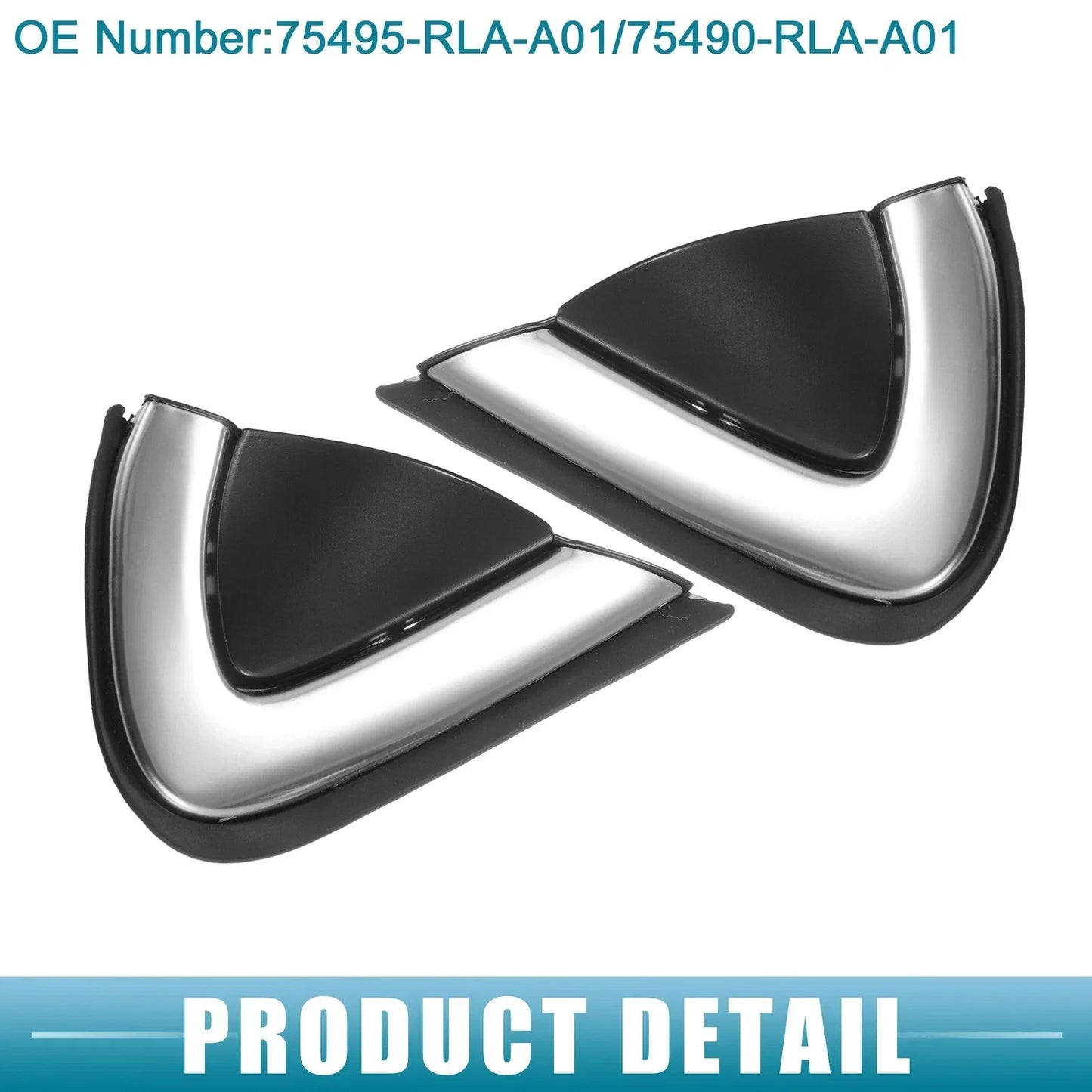 Front Left Right Door Mirror Corner Fender Covers for Honda CR-V (2017-2019)
