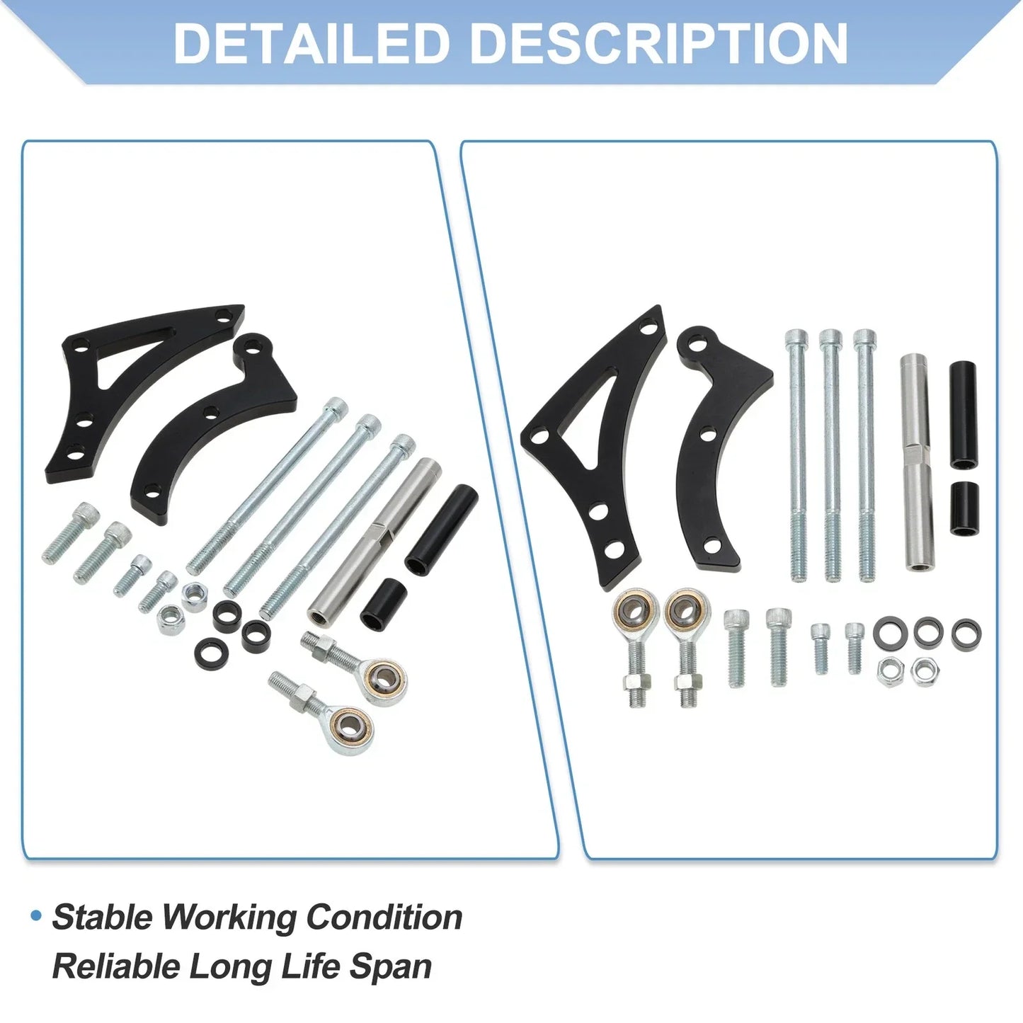 Alternator Bracket Kit for Small Block 318 340 360 for Chrysler Dodge (1970-1990)
