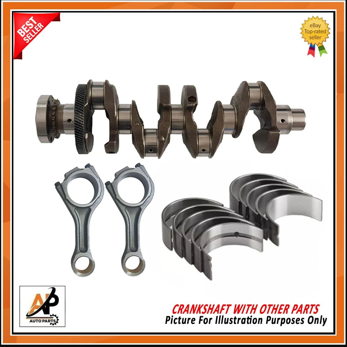 Engine Crankshaft Replacement for Land Rover Jaguar AJ200 2.0D (204DTD) (2000–2012)