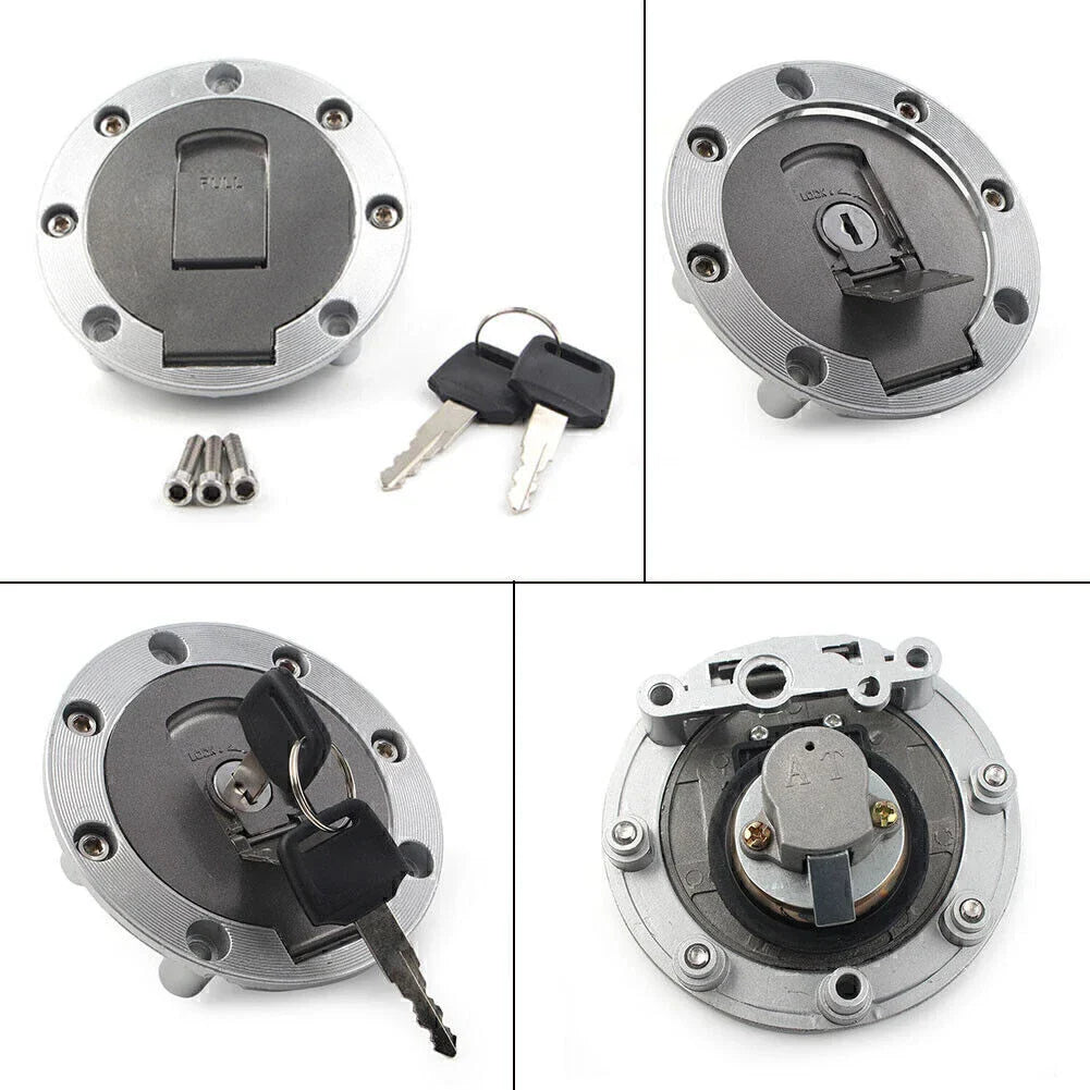 Gas Fuel Tank Cap with Lock Keys for Yamaha FZR250 FZR400 FZR600 FZR750 FZR1000