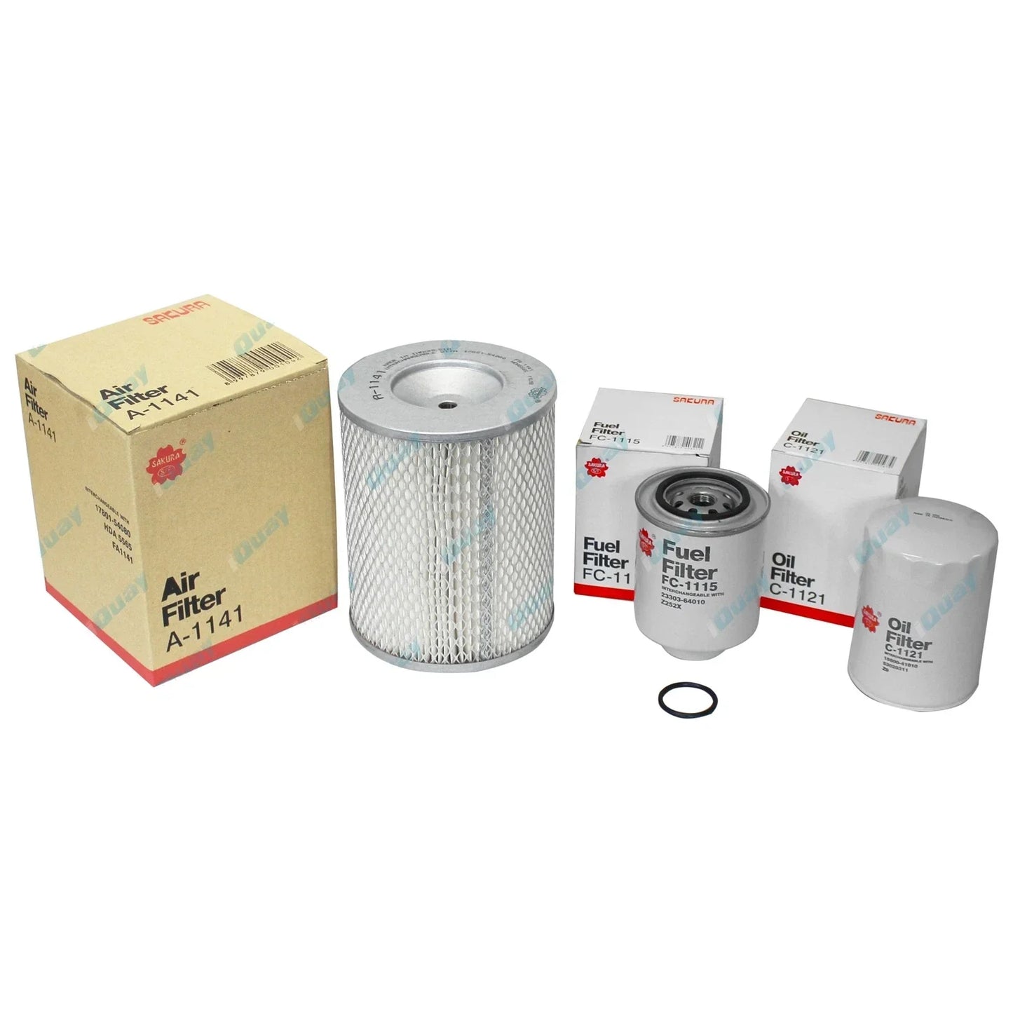 Air Oil Fuel Filter Service Kit for Hilux LN40 2.2L Diesel (1980-1984)