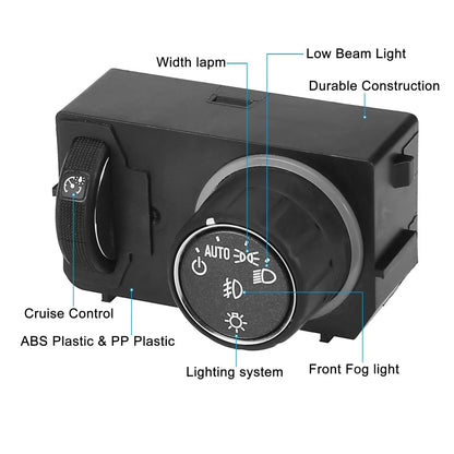 Headlight Switch for Chevrolet Tahoe 2014-2019 - Fog Lamp Main Light Switch