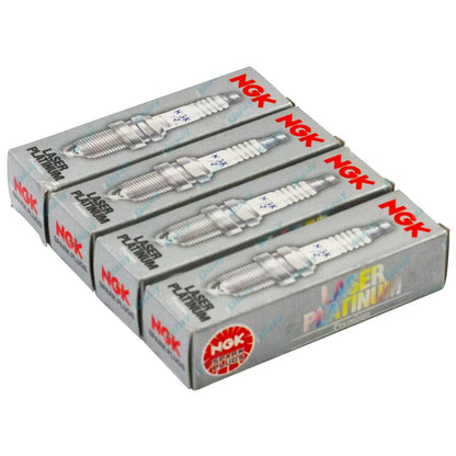 Set of 4 NGK Spark Plugs for Nissan Dualis J10 4 cyl 2.0L MR20DE 2007~2016