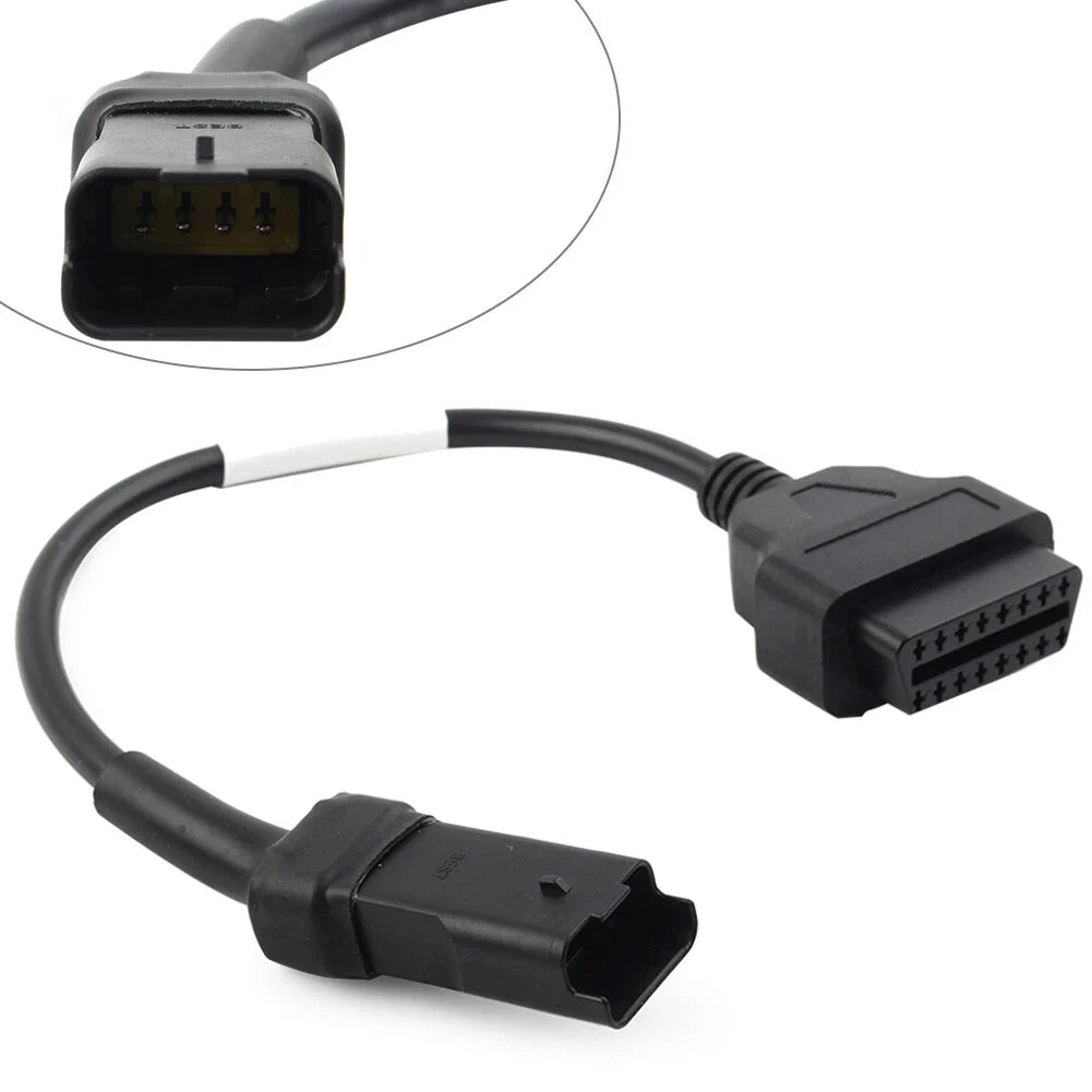 4Pin to 16Pin OBD2 Adapter Cable for Ducati 696 796 (2008-2015)