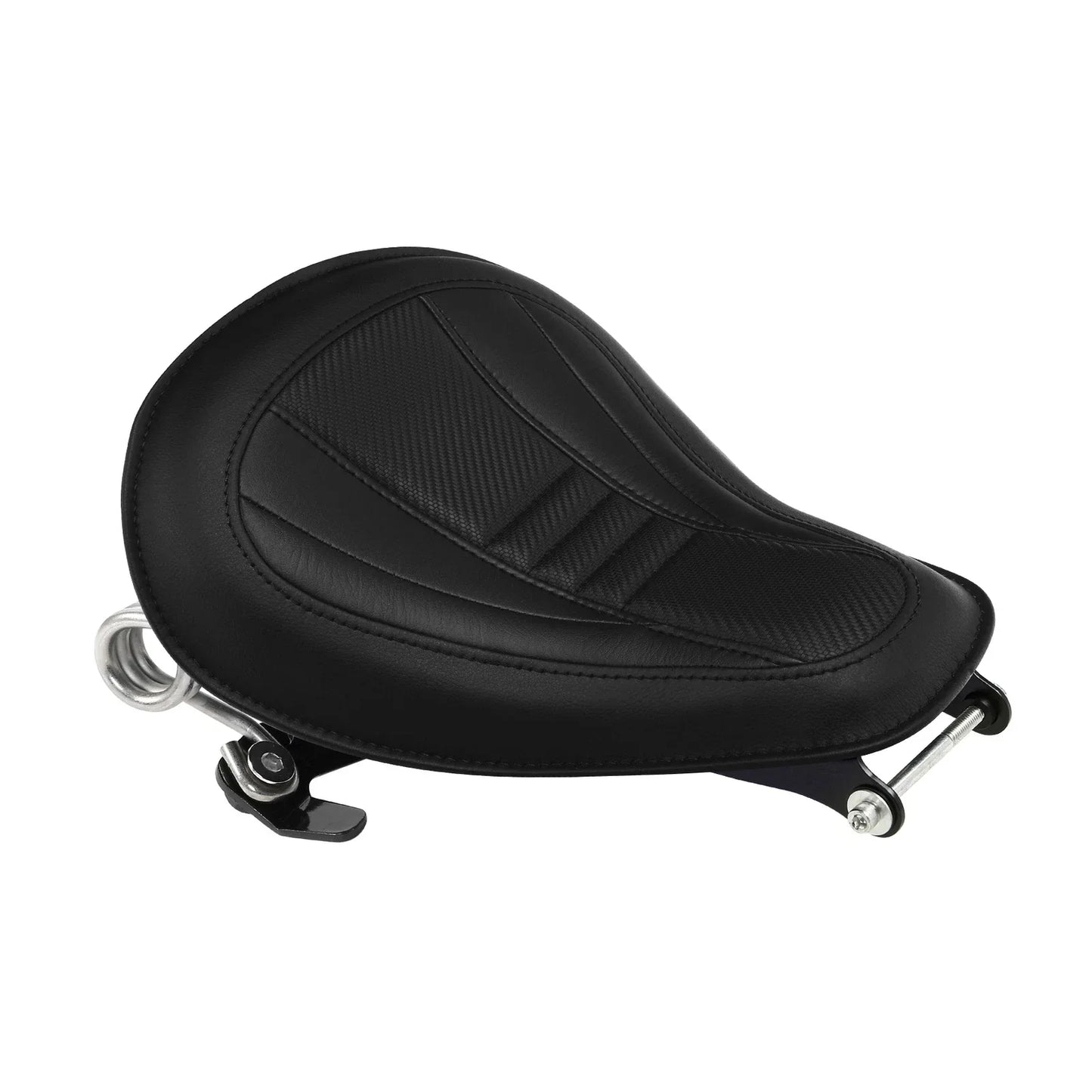 Black Solo Rider Driver Seat for Harley Sportster XL883 XL1200 (2004-2006)