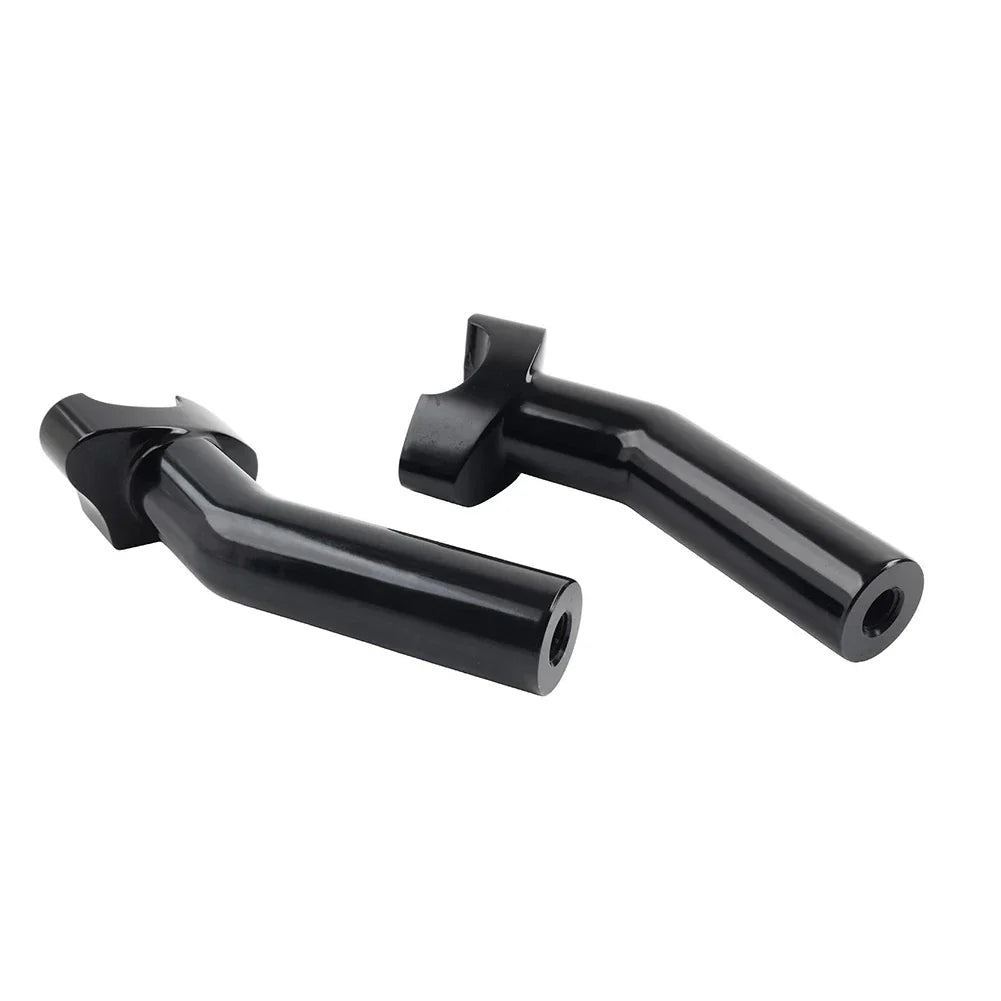 5.5" CNC Pullback Handlebar Risers for Harley Dyna Softail Sportster XL883 (2004-2023)