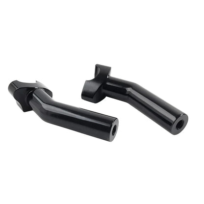 5.5" CNC Pullback Handlebar Risers for Harley Dyna Softail Sportster XL883 (2004-2023)