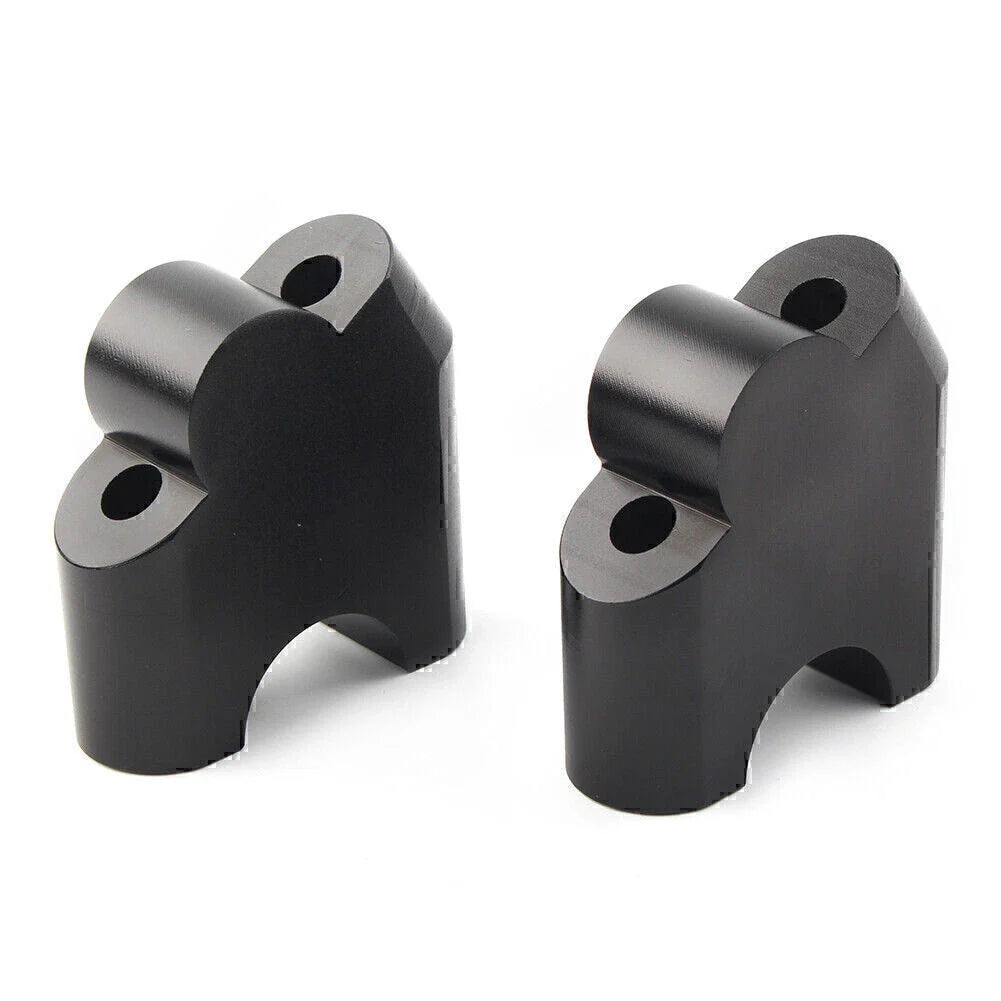 Black HandleBar Bar Risers Mount Clamp Adapter for BMW F800R (2015-2017)