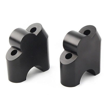 Black HandleBar Bar Risers Mount Clamp Adapter for BMW F800R (2015-2017)
