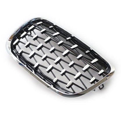 Diamond Style Chrome Front Kidney Grille for BMW X5 (2007-2013)