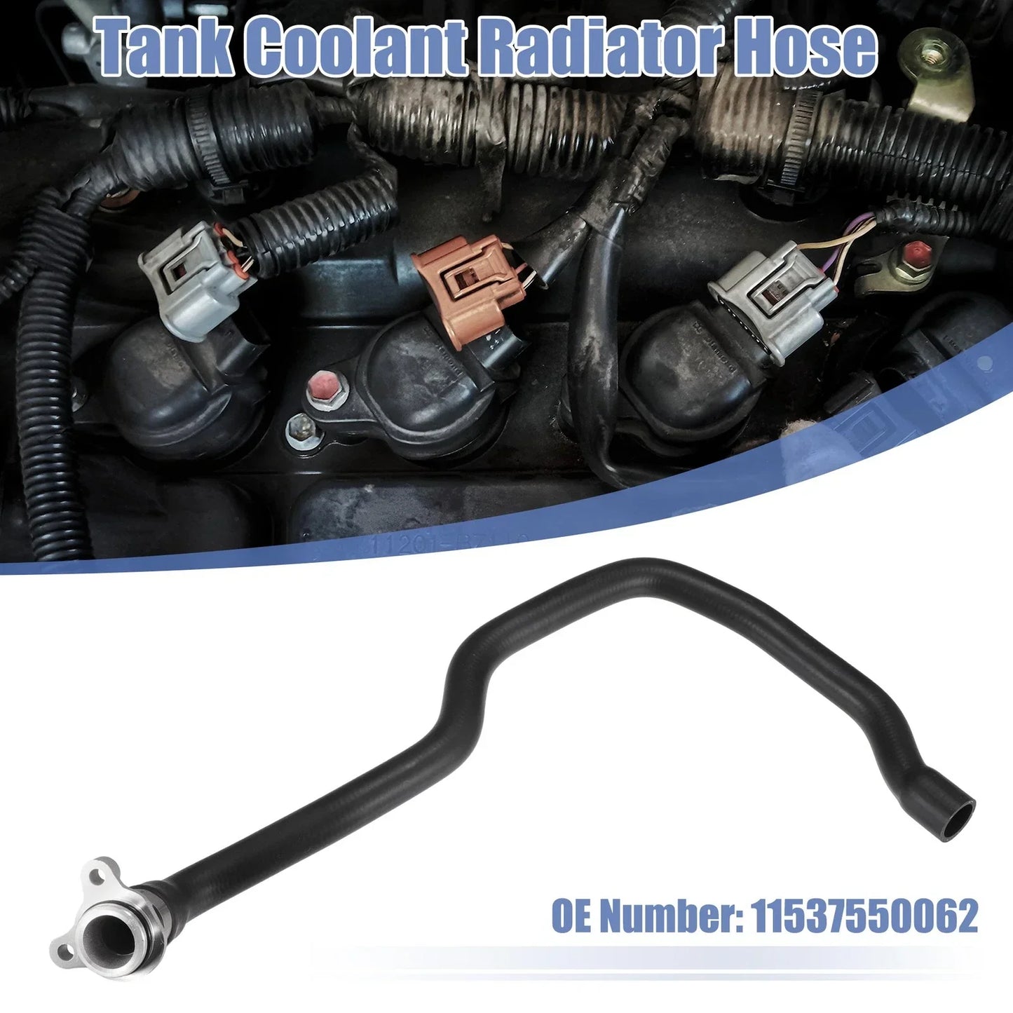 Heater Hose Radiator Expansion Tank Pipe for BMW X5 3.0L (2007 - 2010)