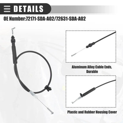 4pcs Front Inside Door Lock Cables for Honda Accord (2003-2007)