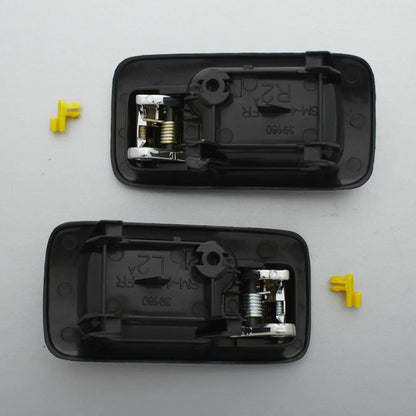 Inner Door Handle Set for 1990-1993 Honda Accord - Black Chrome (2 x)