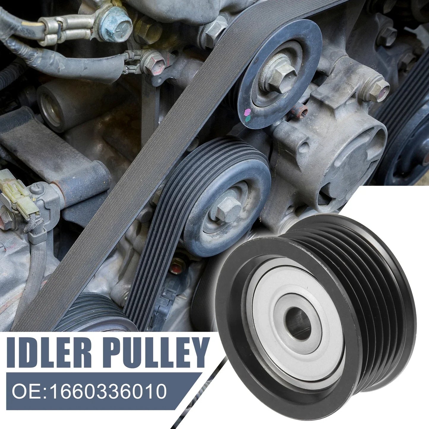 Drive Belt Idler Pulley for Lexus GS200t, IS300, NX200t (2015-2020)