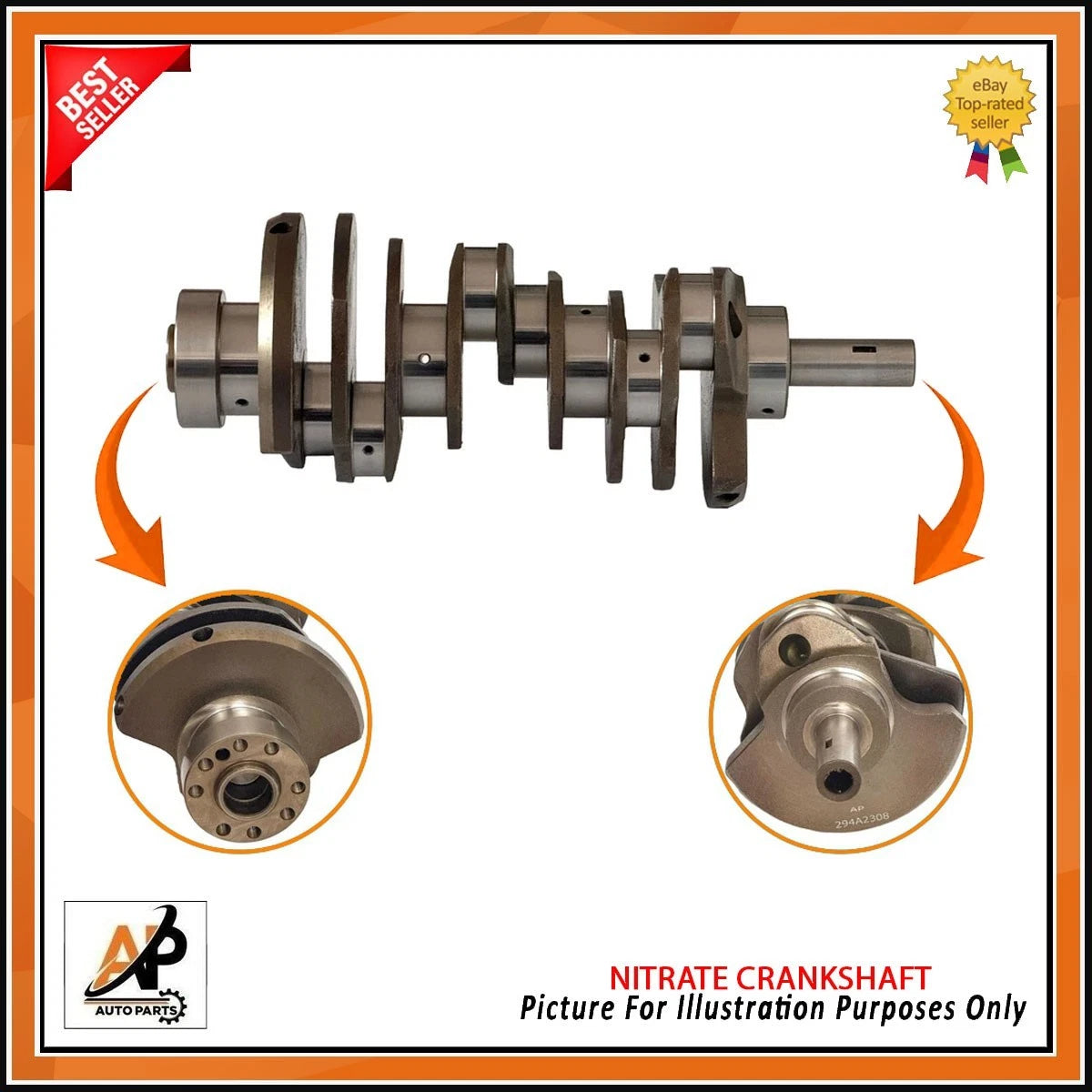 Crankshaft Engine Rebuild Kit Replacement for Mercedes Sprinter OM642 (2010–2018)
