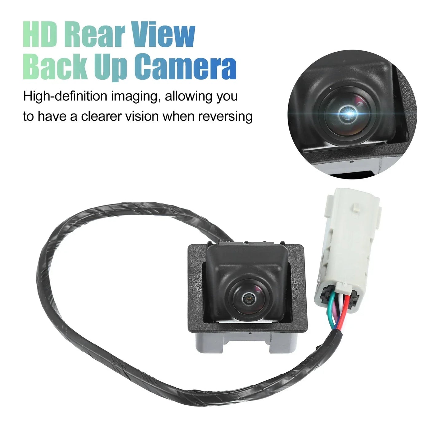 Rear View Backup Camera for GMC Terrain (2010-2017) - Black
