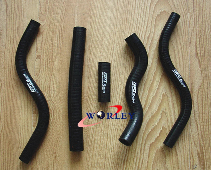 Black Silicone Radiator Hose for Honda CR125R CR 125 R (1989)
