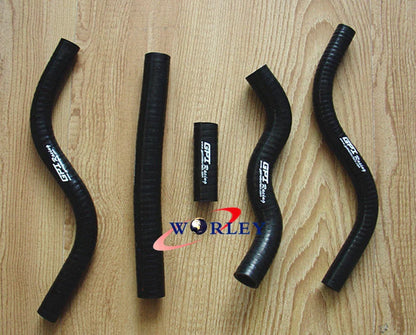 Black Silicone Radiator Hose for Honda CR125R CR 125 R (1989)