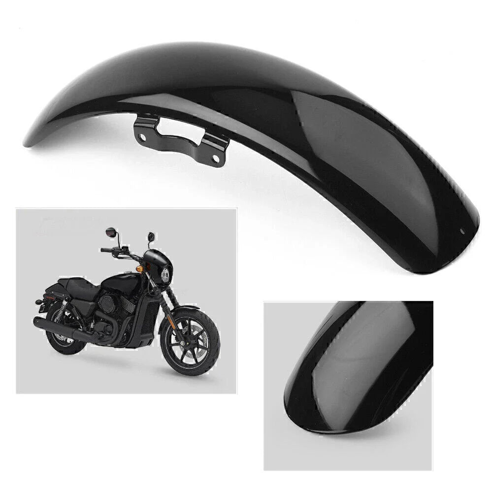 Black Plastic Front Mudguard Cover for Harley Street XG750/XG500 (15-17)