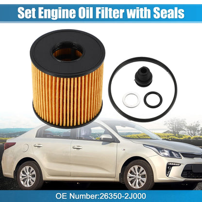 Engine Oil Filter for Hyundai Elantra 2.0L (2021-2022) - 1 Set