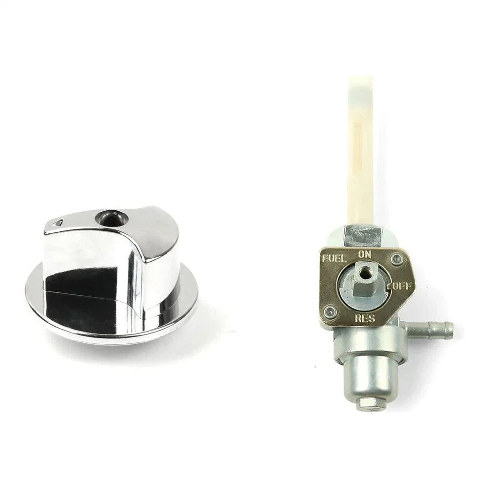 Gas Fuel Valve Petcock & Knob for Honda ATV Fourtrax TRX200 SX (1986-1987)