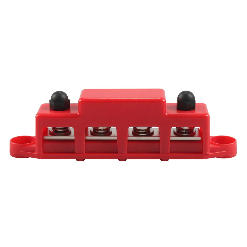 5/16" 4 Stud Bus Bar Terminal Power Distribution Block for Boat Truck Camper