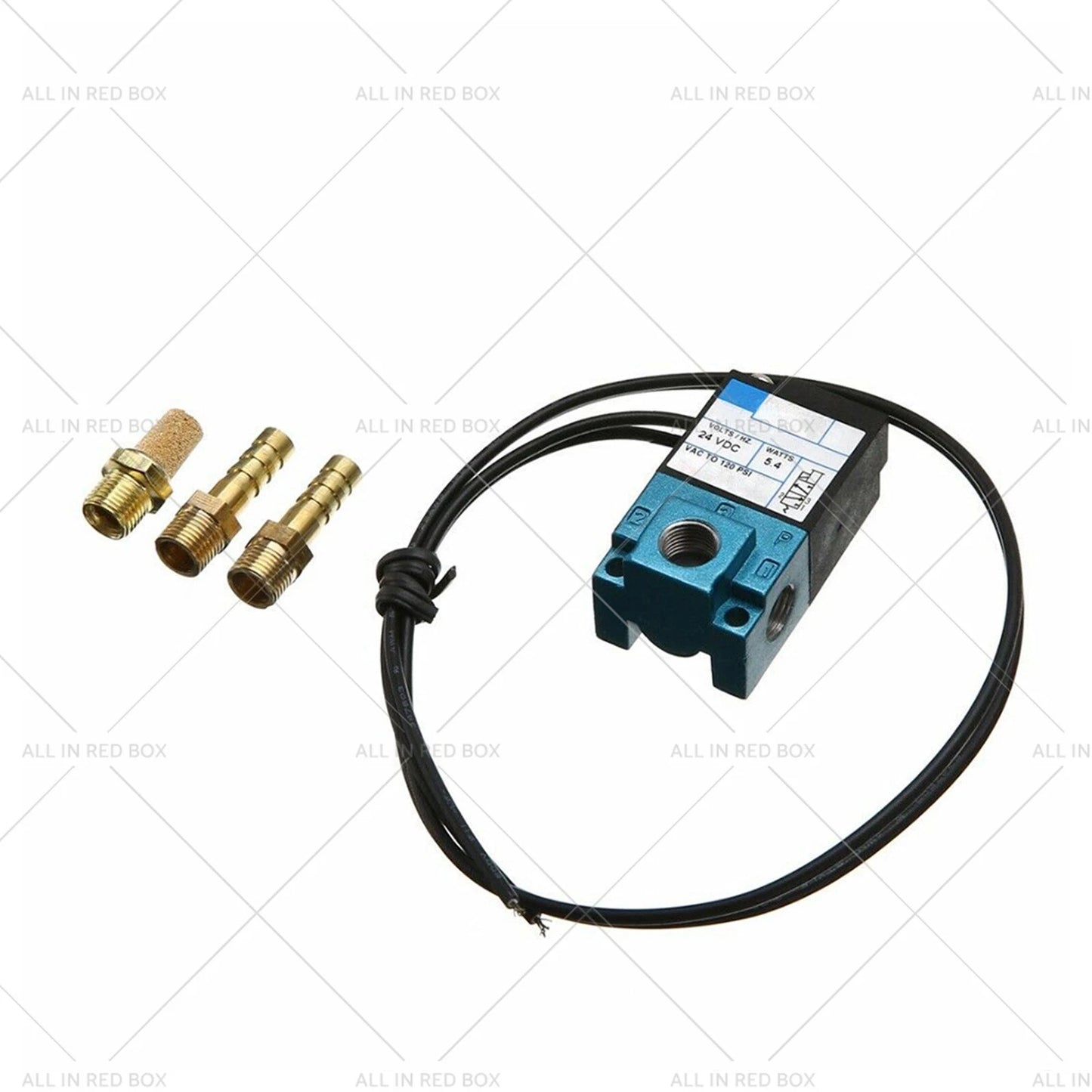 3 Port Solenoid Valve 5.4W 12V 1/8'' NPT for PWM 35A