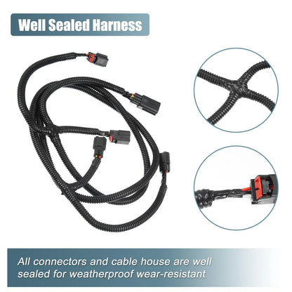 Rear Park Assist Wiring Harness for Dodge RAM 1500 2500 3500 (2013-2023)