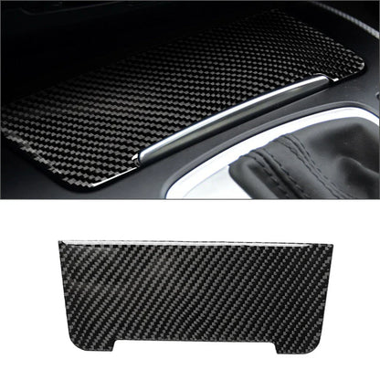 Carbon Fiber Cigarette Lighter Panel Cover for Audi A4 A5 Q5 (2009-2016)
