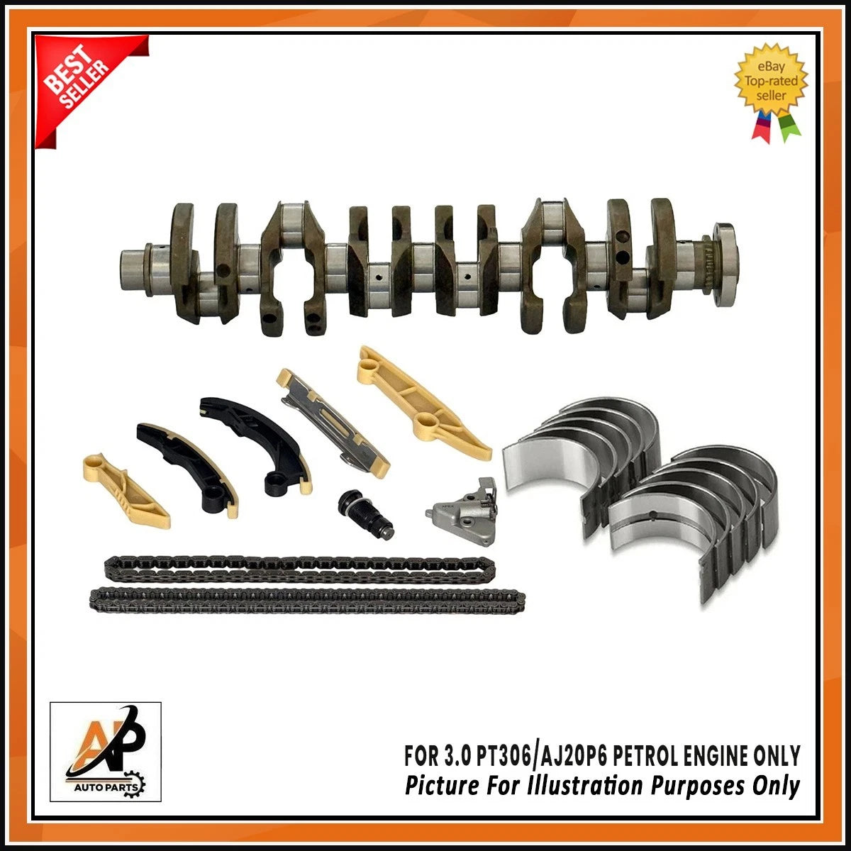 Crankshaft Rebuild Kit for Land Rover Range Rover 3.0 Petrol (PT306) (2002–2012)