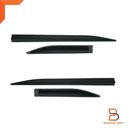 Matte Black OEM Style Side Door Cladding for Mazda BT-50 (2021-2023)